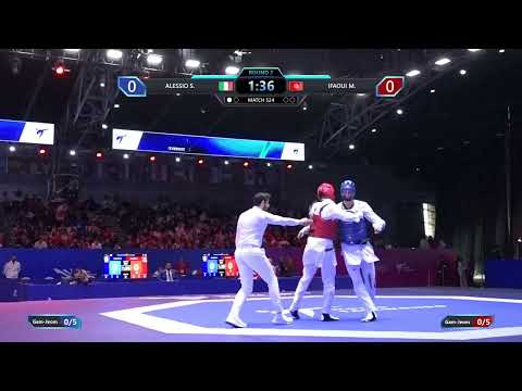 524 Round of 16 Men  87kg ITA ALESSIO S  TUN IFAOUI M  PGM