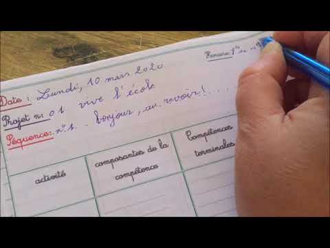 comment remplir un cahier journal