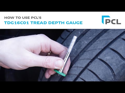 How to use PCL's TDG16C01 Tyre Tread Depth Gauge