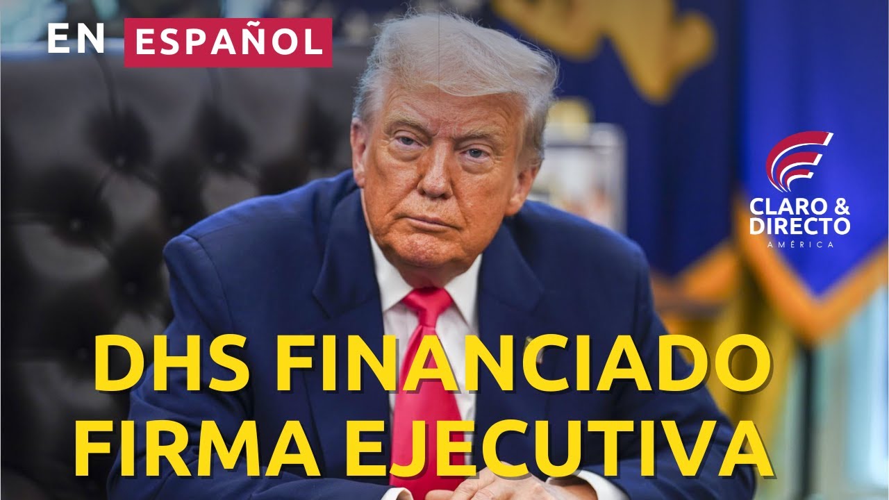 EN ESPAÑOL: DONALD TRUMP FIRMAS DE ORDENES EJECUTIVAS DHS Y RETIRO PERSONAL ASEGURADO