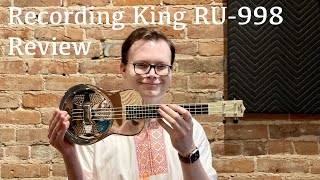 Video thumbnail for Recording King RU-998 Resonator Ukulele Review by Matt Scutchfield
