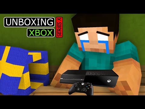 UNBOXING XBOX SERIES X MONSTER SCHOOL