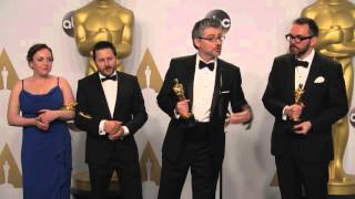 Ex Machina: Andrew Macdonald & Paul Norris (Best Visual Effects) Oscars Backstage Interview (2016) video