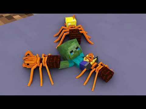 Baby Zombie Hate Ants - Minecraft Animation