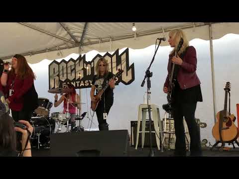 Rock n Roll Fantasy Camp 2022: our band Nikki's Six jamin' Straight On with Nancy Wilson of Heart