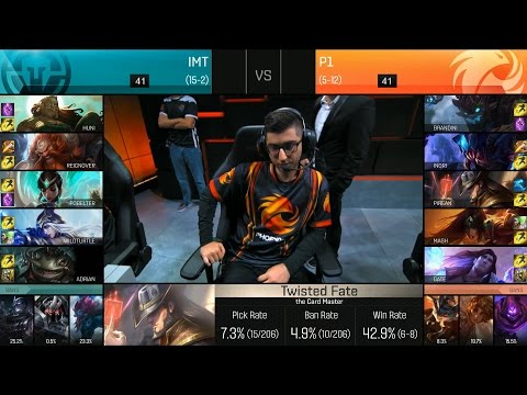 P1 vs IMT Game 2 Highlights - PHOENIX1 vs IMMORTALS NA LCS Week 9 Summer 2016