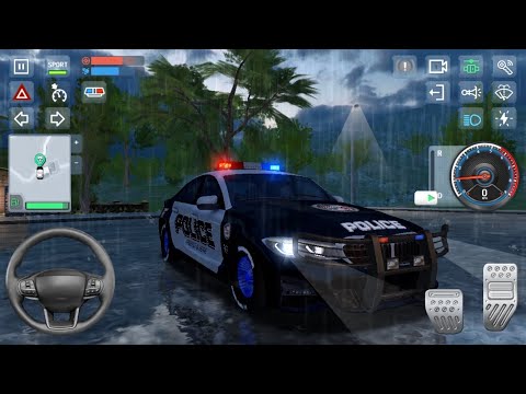 Bmw Police Car Night Drive in City police Sim 2022 ios Android Gameplay #11 Police42 Games