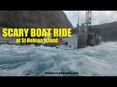 SCARY BOAT RIDE at ST HELENA ISLAND