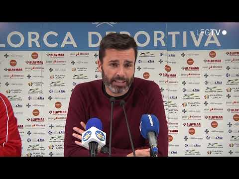 Salva Fernández: "Ver al Lorca Deportiva en directo da mucho gusto"