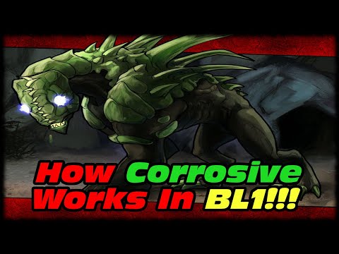 How Corrosive Elemental Effect Works In Borderlands GOTY!!! Borderlands Corrosive = Slag!!!