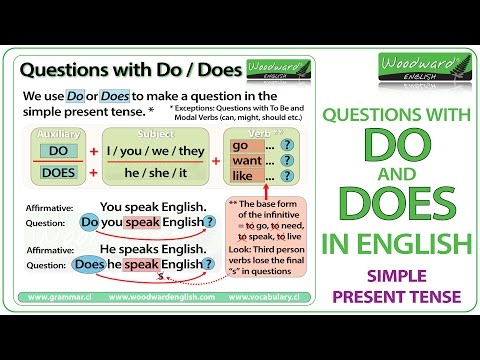 Do and Does in English | Simple Present Tense Questions | Learn English DO vs. DOES