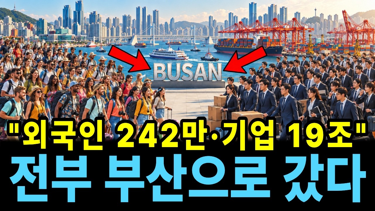 "이제 서울 아니라 부산입니다" 외국인도 대기업도 부산으로 몰리는 진짜 이유