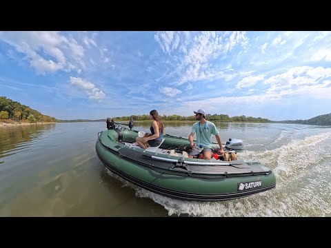 TOUGHEST Inflatable Fishing Boat | Saturn FB385 Review