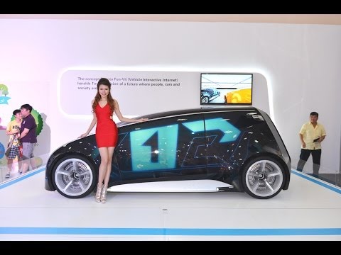 Thumbnail for Toyota Fun-Vii, 'Smartphone On Wheels,' Concept Car - KLIM13 Part 9 by Toyota Fun-vii