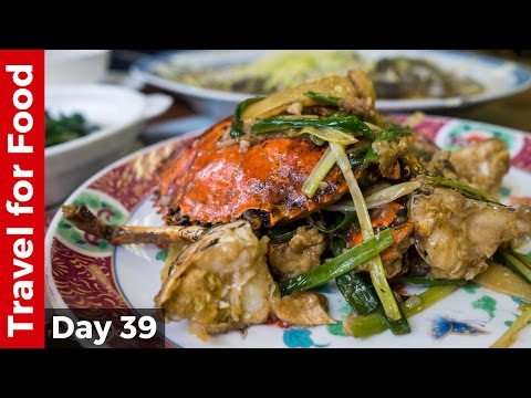 Um dos melhores restaurantes de frutos do mar em Hong Kong no Aberdeen Fish Market