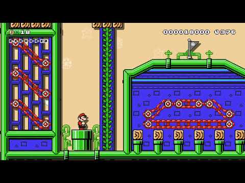 Living Pipe Dungeon (Super Mario Maker 2)
