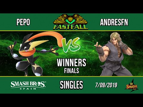 [Fast Fall VIII] Pepo (Greninja) vs AndresFn (Ken, Ryu, Shulk)Winners Finals