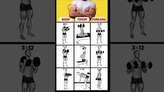 9 Powerfull Dumbbell Arm Workout to Transform Upper Body| #workout #armworkout