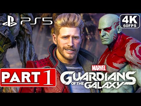 MARVEL'S GUARDIANS OF THE GALAXY PS5 Gameplay Walkthrough Part 1 FULL GAME [4K 60FPS] No Commentary