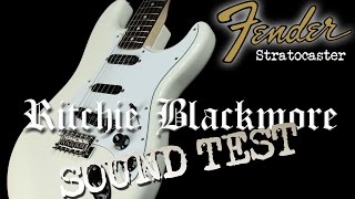 Video thumbnail for Fender Ritchie Blackmore Stratocaster SOUND TEST by Neogeofanatic