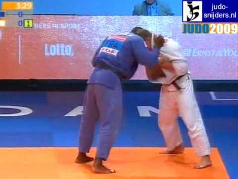 Judo 2009 Rotterdam: Teddy Riner (FRA) - Marius Paskevicius (LTU) [+100kg] semi-final.