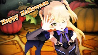 【原神MMD】フィッシュルで「Happy Halloween」2K60fps【MikuMikuDance】「Happy Halloween」by  菲谢尔