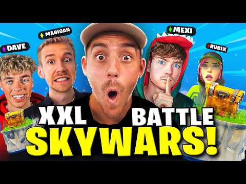 CRASHOUT IN FORTNITE SKYWARS!😂 (Creator Battle!)