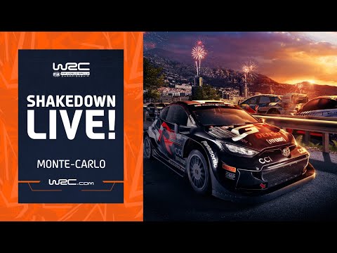 ???? Shakedown LIVE | WRC Rallye Monte-Carlo 2024