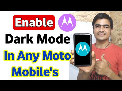 How to Enable Dark Mode in Any Moto Mobiles | Dark Mode Process in Motorola Mobile
