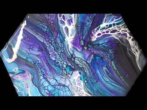 #12 | Sheleeart Bloom Swipe | Swipe Technique | Fluid Art
