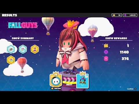 #402 👑 - No one can beat Kizuna AI in Roll Off - Fall Guys Season 4