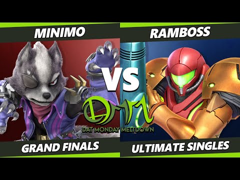 DAT Monday Meltdown GRAND FINALS - RAMBOSS (Samus, Marth) Vs. MiniMo (Wolf) SSBU Ultimate Tournament
