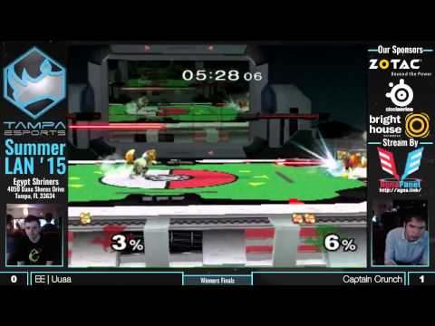 Tampa eSports Summer LAN 15 Melee - Winners Finals - EE | Uuaa vs Captain Crunch