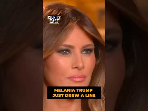 Melania Trump Just Drew a Line