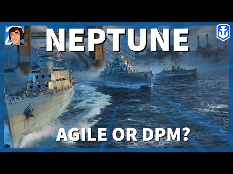 Neptune, Top of the Most Fun Cruiser Line in World of Warships Legends 4K