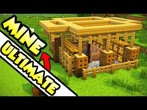 Minecraft ULTIMATE Survival Mine Tutorial (How to Build)