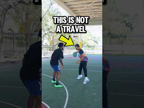 Not a travel according to NBA rules #basketball #shorts HQDEFAULT Thumbnail