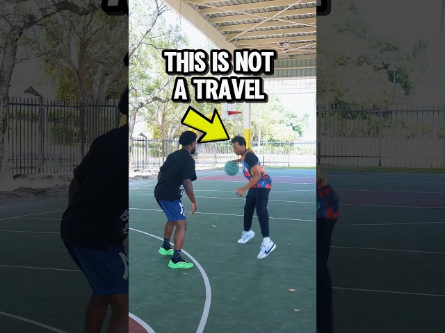 Not a travel according to NBA rules #basketball #shorts SDDEFAULT Thumbnail