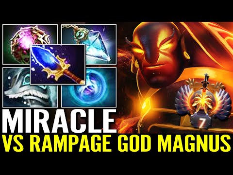 MIRACLE [Ember Spirit] -45% CD MAX MAGIC Build vs RAMPAGE Magnus Mid WTF Epic Dota 2 Pro Gameplay