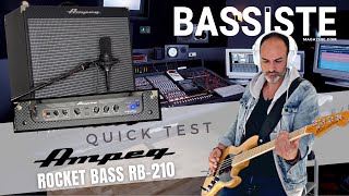 Video thumbnail for AMPEG ROCKET BASS RB 210 - Quick Test - Bassiste Magazine by BASSISTE MAGAZINE
