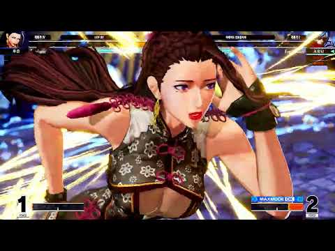 THE KING OF FIGHTERS XV match - Isla, Shermie, Luong vs. Iori, Robert, Krohnen