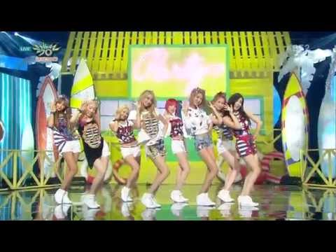 [1080p HD] 150710 Music Bank SNSD Comeback Stage - Party