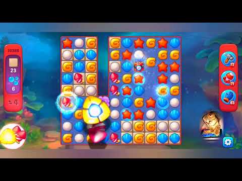 Fishdom,10388 level,no Booster - 10388 уровень, прохождение без бустеров.