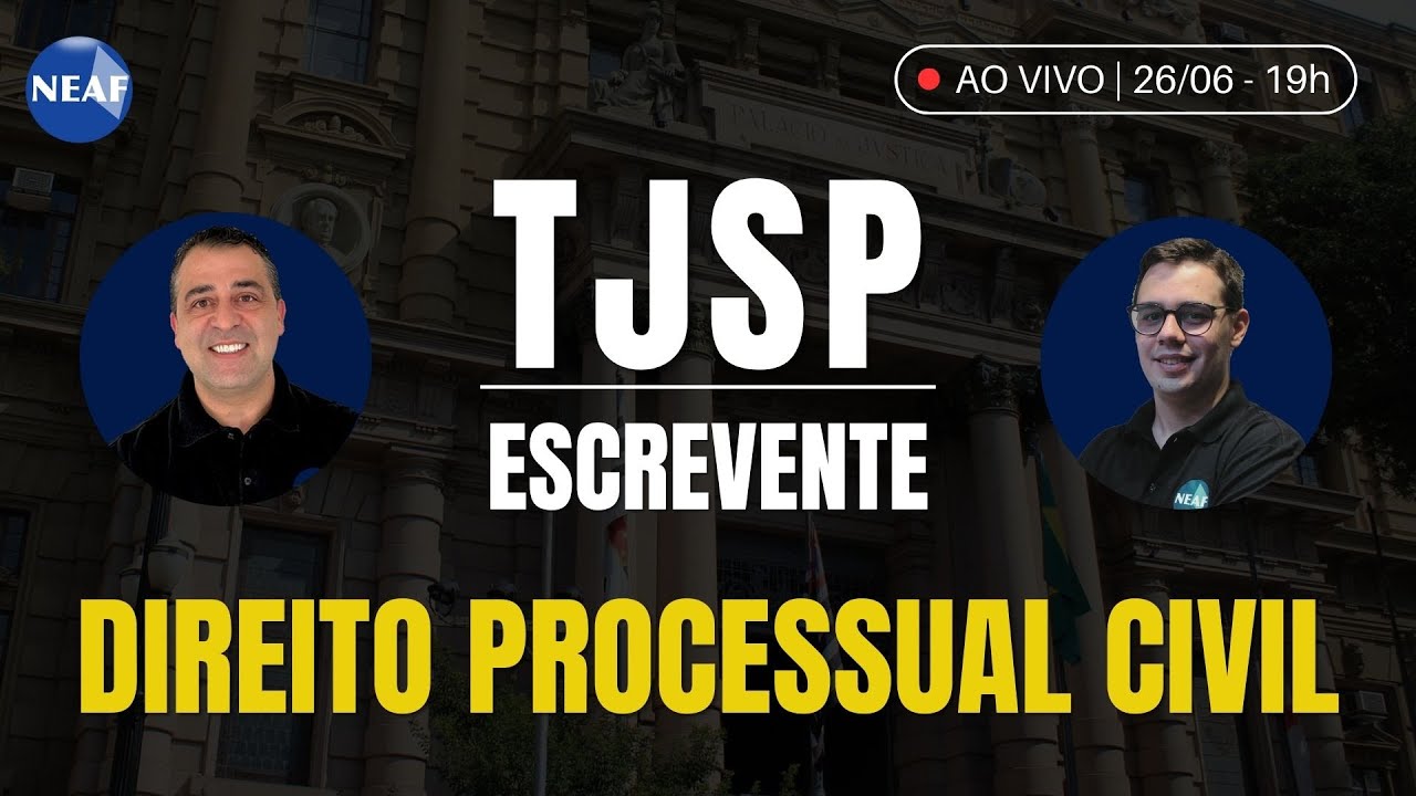 🔴 Concurso ESCREVENTE TJSP 2024 | Aulão de Direito Processual Civil