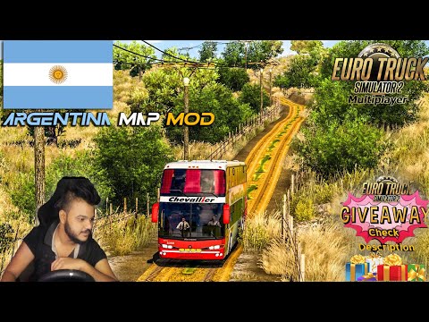 Euro Truck Simulator 2 1.45 Livestream  | Map Argentina | Logitech g29 Gameplay | Local Mod | Ats