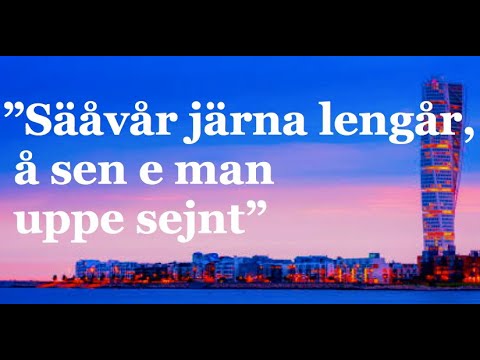 Skåning vänder på dygnet [Skånska från Bara]