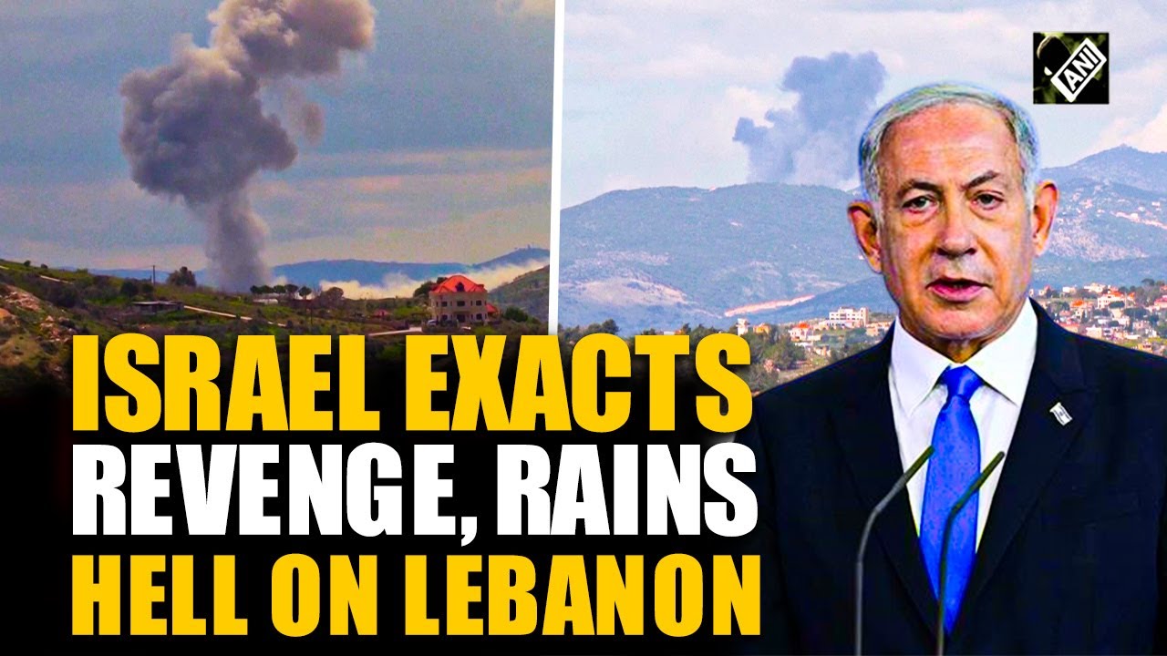 Smoke billows as Israel rains hell on Southern Lebanon, hours after intercepting rockets