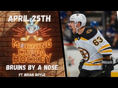 Bruins By A Nose ft. Brian Boyle | Morning Cuppa Hockey