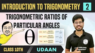 Introduction to Trigonometry 02 | Trigonometric Ratios of Some Specific and Complementary Angles