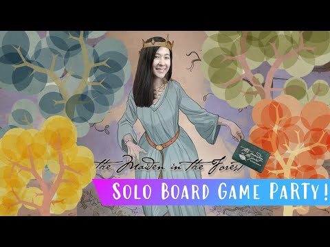 The Maiden in the Forest | Solo Board Game PaRTy!!! (Playthrough and Review/ Tutorial, yup!)